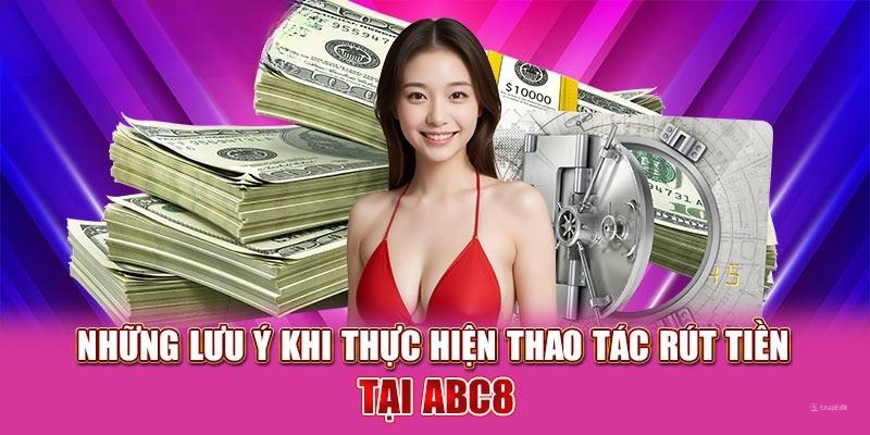 Rút Tiền ABC8 – Hướng Dẫn Rút Tiền Đơn Giản Và Dễ Hiểu Lưu ý cần thiết khi thực hiện quy trình rút tiền tại ABC8